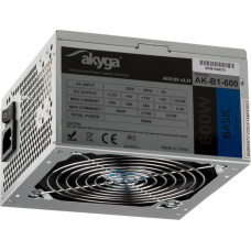 Akyga AK-B1-600 power supply unit 600 W 20+4 pin ATX ATX Grey