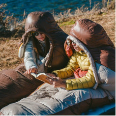 Naturehike Śpiwór Snowbird Duck Down 400 M CNK2550WS014-Dark Brown Naturehike