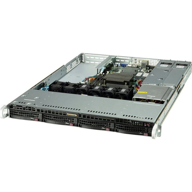 Supermicro Barebone UP SuperServer 1U Single Sockel 1200 SYS-510T-WTR-EU