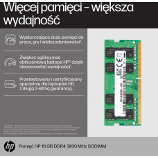 HP Pamięć do laptopa HP Pamięć 16GB DDR4 3200 8C4X9AA