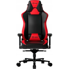 Lorgar Fotel Lorgar LORGAR Base 311, Gaming chair, PU eco-leather, 1.8 mm metal frame, multiblock mechanism, 4D armrests, 5 Star aluminium base, Class-4 gas lift, 75mm PU casters, Black + red