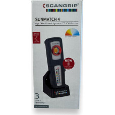 Scangrip Akumulatorowa lampa robocza 500 lm CCT SCAN  SUNMATCH 4 COLOURMATCH 03.5657