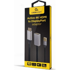 Gembird A-HDMIM-DPF-02 video cable adapter 0.1 m HDMI Type A (Standard) DisplayPort Black