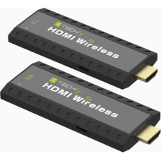 Techly IDATA HDMI-WL53 AV extender AV transmitter & receiver Black