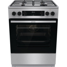 Gorenje Kuchenka Gorenje Kuchnia gazowo-elektryczna GKS6C70XJ