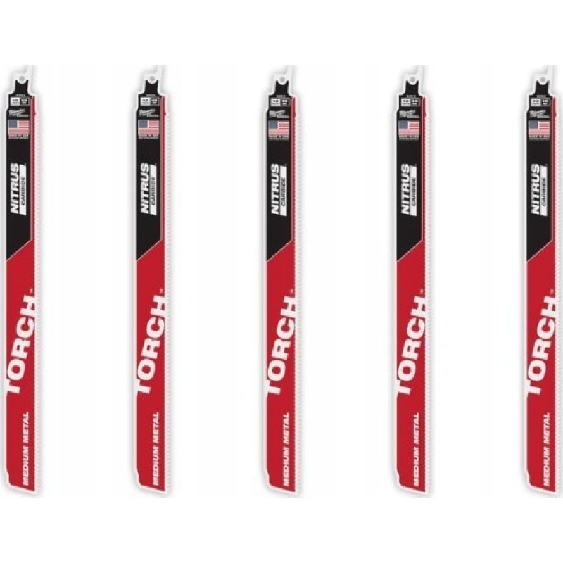 Milwaukee MILWAUKEE BRZESZCZOT DO PIŁY SZABLASTEJ 300 TCT TORCH NITRUS/5szt.