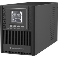 Conceptronic ZEUS52ES1K zasilacz UPS Podwójnej konwersji (online) 1 kVA 900 W 3 x gniazdo sieciowe