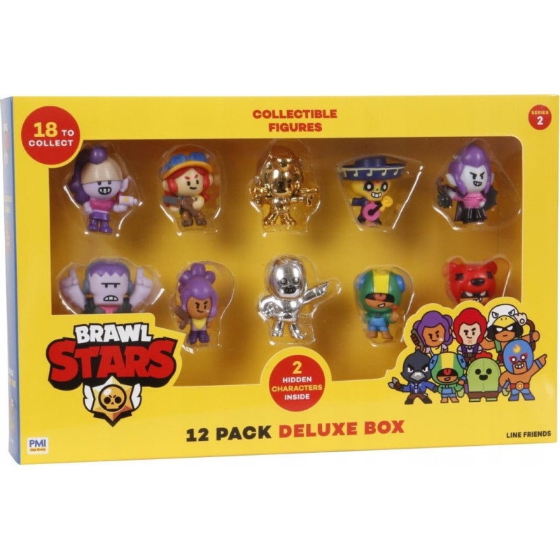 Kids World BRAWL STARS S2 FIGURES -12 PACK DELUXE BOX