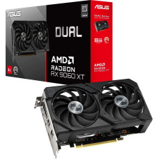 Asus Karta graficzna Asus Dual Radeon RX 9060 XT 8GB GDDR6 (DUAL-RX9060XT-8G)