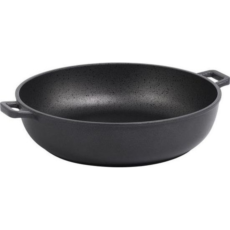 De Buyer Patelnia De Buyer wok Żeliwna 28cm