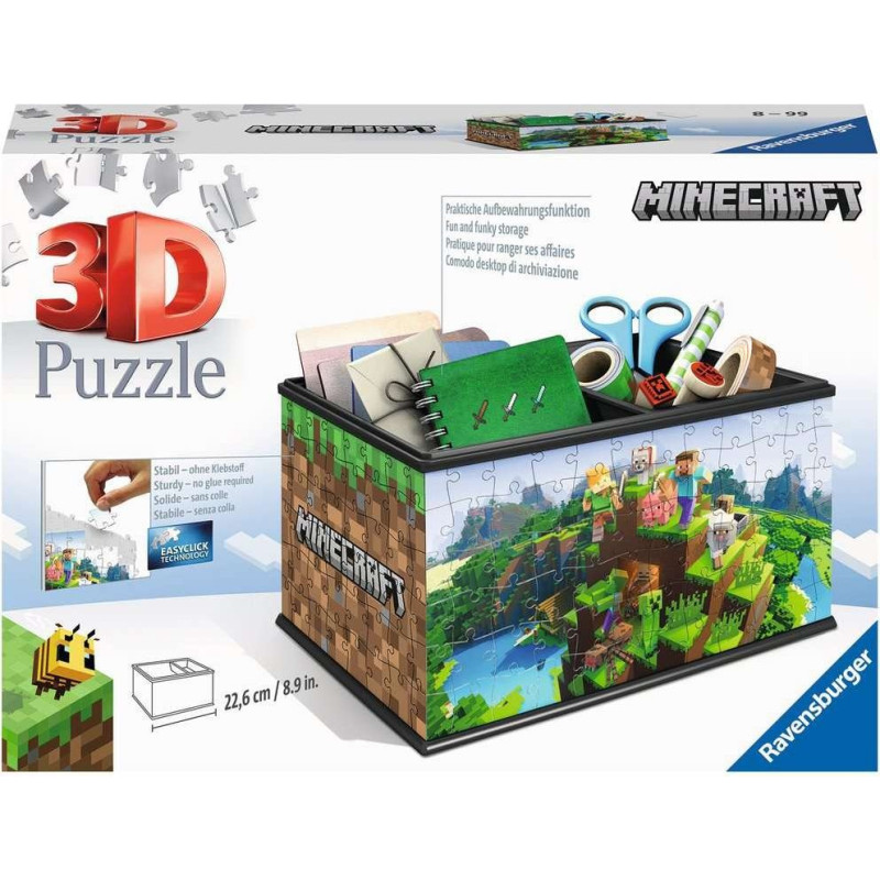 Ravensburger Polska Puzzle 216 elementów 3d szkatułka minecraft