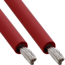 Noname InLine® Solar Installationskabel Meterware H1Z2Z2-K 6mm² rot 100m
