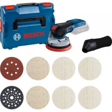 Bosch Szlifierka Bosch Bosch cordless eccentric sander GEX 18V-125 Professional + M480 starter set (blue/black, without battery and charger, in L-BOXX)