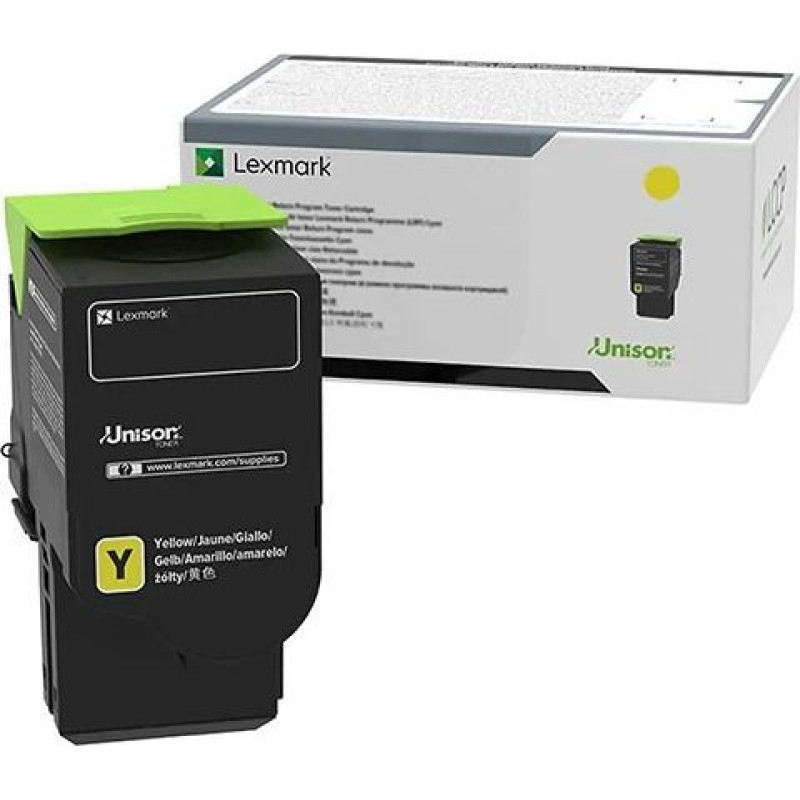 Lexmark Toner Lexmark 78C2XY0 Yellow Oryginał  (102053)