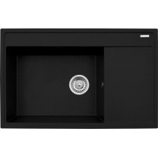 Pyramis Zlewozmywak Pyramis  Pyramis Camea 79x50 1B1D L karbon 070058501 (193772) - 193772