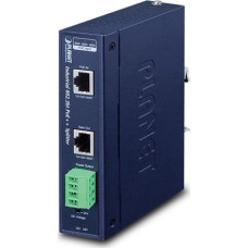 Planet Adapter powerline Planet PLANET IPOE-173S rozgałęziacz sieciowy Niebieski Obsługa PoE