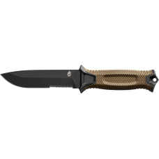 Gerber Survival knife GERBER Strongarm Fixed Serrated Coyote