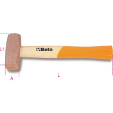 Beta Tools Młotek specjalistyczny rączka drewniana 2kg 300mm (1385/2000)