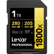 Lexar Karta Lexar Professional 1800x SDXC 1 TB Class 10 UHS-II/U3 V60 (LSD1800001T-BNNNG)