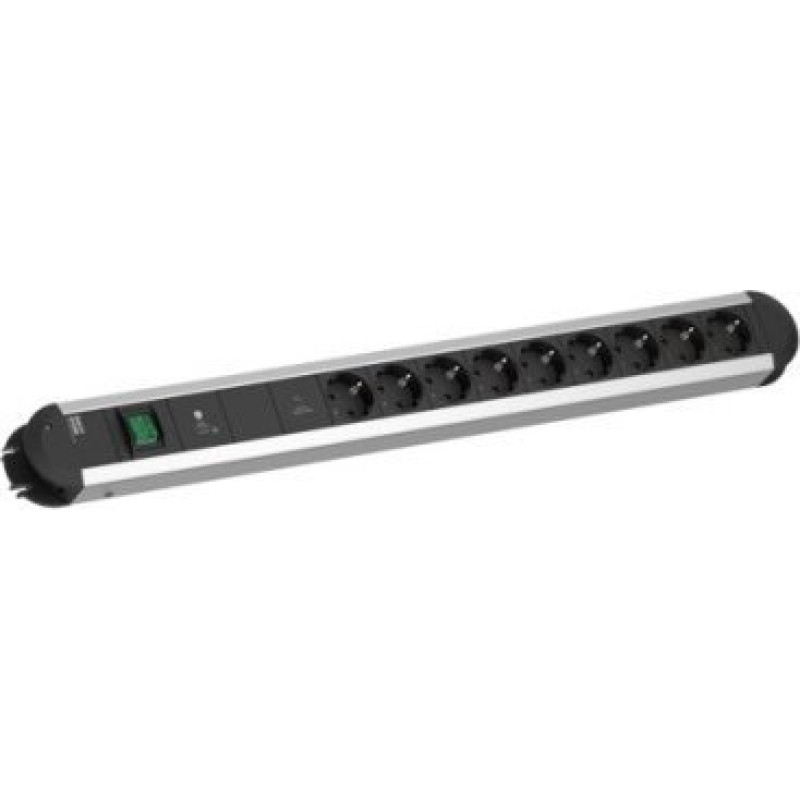 Bachmann Listwa zasilająca Bachmann BACHMANN PRIMO 9xCEE7/3 1xGVS-Plus 1xswitch 2.0m CEE7/7