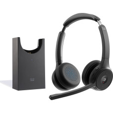 Cisco Słuchawki Cisco Cisco Headset 722 - Headset - On-Ear - Bluetooth - kabellos - Carbon Black - mit Ladestation - Cisco Webex Certified