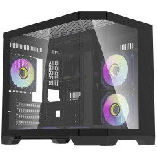 Darkflash Darflash FT418 computer case + 6 aRGB fans (black)