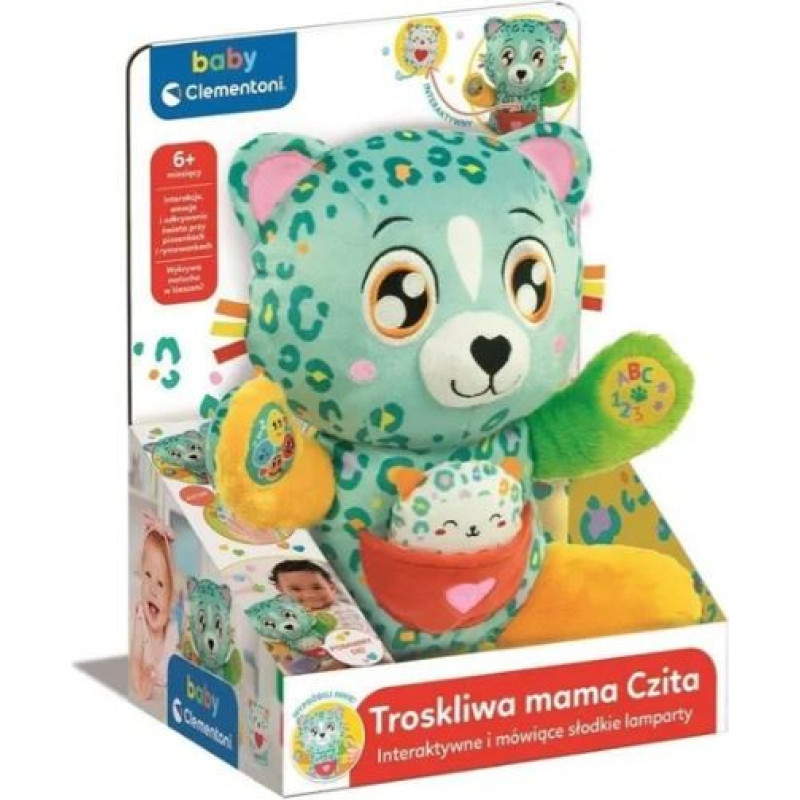 Clementoni Maskotka interaktywna troskliwa mama czita