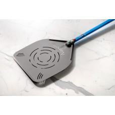 Gi.metal Gi.Metal Napoli Rectangular Perforated Pizza Peel 36x36 cm Handle 120 cm