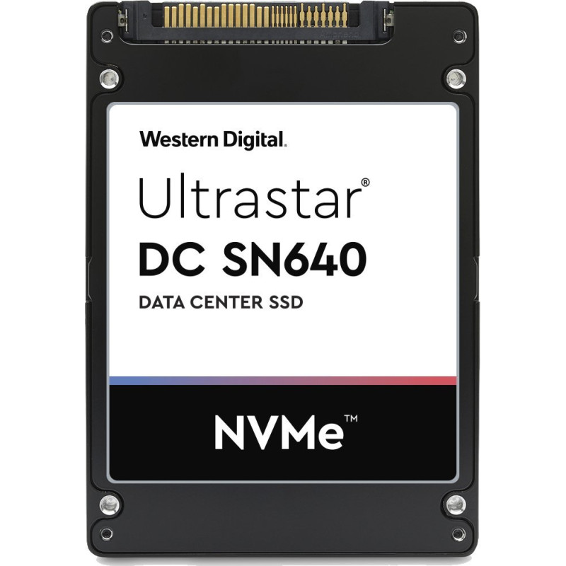 WD Dysk serwerowy WD Ultrastar DC SN640 3.84TB U.2 PCI-E x4 Gen 3.0 NVMe  (0TS1929)