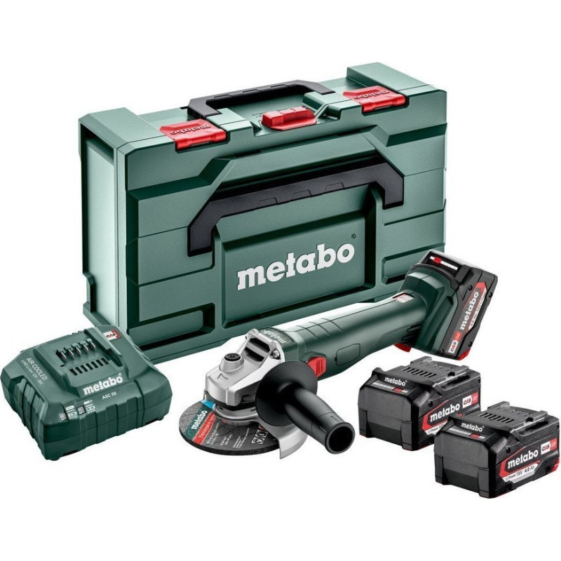 Metabo Szlifierka Metabo METABO.SZLIFIERKA KĄT.W 18 L 9-125 QUICK 3x4,0Ah