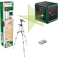 Bosch Kryžminių linijų lazeris BOSCH Quigo Green Set, 0603663C04