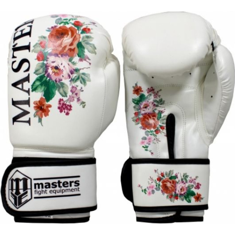 Masters RPU-FLOWER boksa cimdi - różowy+10 oz