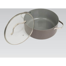 Maestro Casserole with lid MAESTRO MR-4009 (MR-4009-28) 28 cm 7.0 l Grey