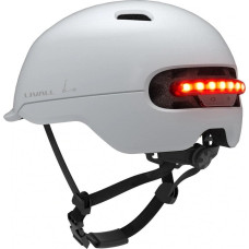 Livall Smart Kask Miejski C20 LED/SOS Biały Roz. M 54-58cm