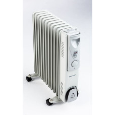 Ravanson OH-11 electric space heater Oil electric space heater Indoor White, Silver 2500 W