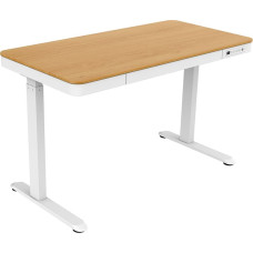 Tuckano Electric height adjustable desk ET119W-C white/oak