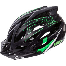 Meteor Velosipēdistu aizsargķivere Gruver S 52-56 cm black / green