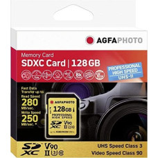 Agfaphoto Karta AgfaPhoto Professional High Speed SDXC 128 GB Class 10 UHS-II/U3 V90 (10622)
