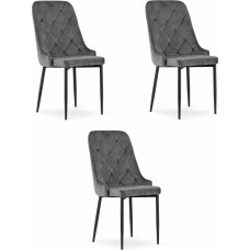 Leobert Krzesło CAPRI - szare x 3