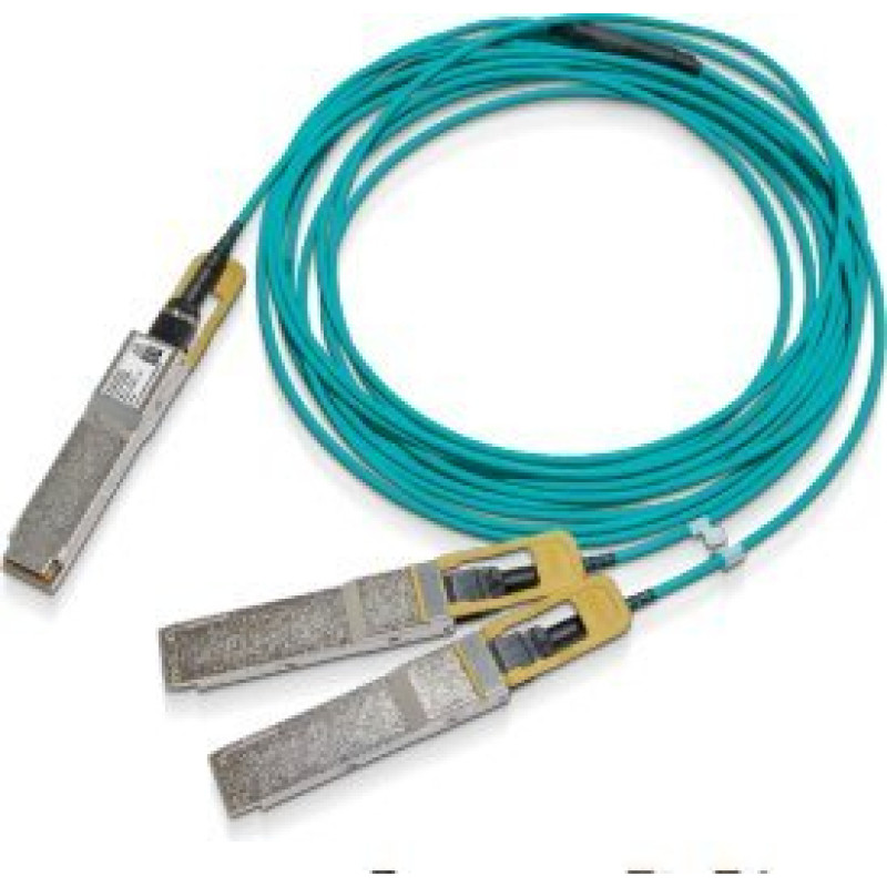 Nvidia Kontroler NVIDIA NVIDIA - 200GBase-AOC Direktanschlusskabel - QSFP56 zu QSFP56 - 5 m - Glasfaser - Active Optical Cable (AOC)