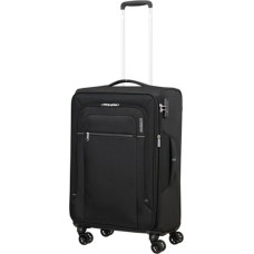 American Tourister Średnia walizka AMERICAN TOURISTER CROSSTRACK 133190 Czarna