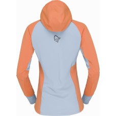 R.e.i.s. Bluza damska do biegania Norrona Senja Warm1 Hood - flamingo