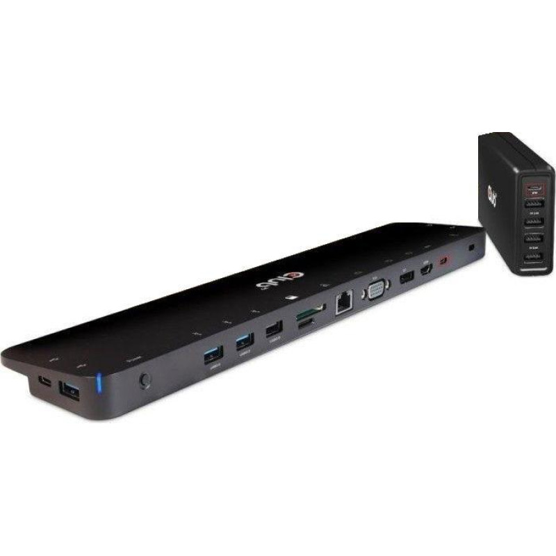 Club 3D Stacja/replikator Club 3D ChargingDock USB-C  (CSV-1564W100)