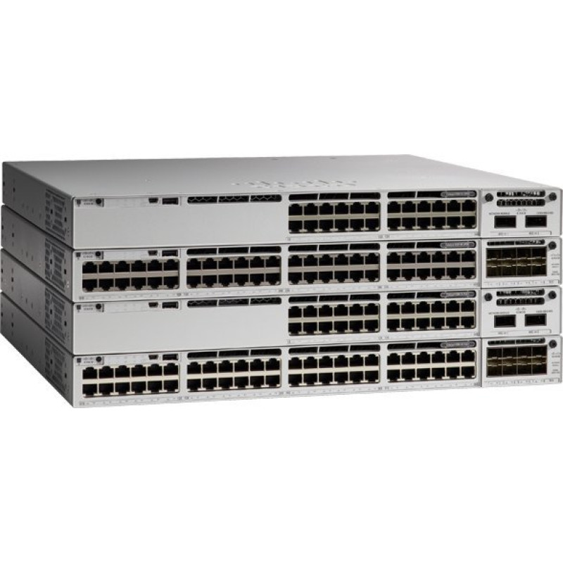 Cisco Switch Cisco Cisco Catalyst 9300X - Network Advantage - Switch - L3 - managed - 48 x 100/1000/2.5G/5G/10GBase-T (UPOE+) - an Rack montierbar - UPOE+ (1690 W)