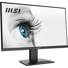 MSI Pro MP243X 23.8 Inch Monitor, Full HD (1920 x 1080), 100Hz, IPS, 4ms, HDMI, DisplayPort, Built-in Speakers, Anti-Glare, Anti-Flicker, Less Blue light, TÜV Certified, VESA, Kensington, Black