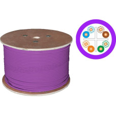 Alantec Kabel U/UTP kat.6 LSOH 4x2x23AWG B2ca 500m (FIOLETOWA powłoka) 25 lat gwarancji, badanie jakości laboratorium INTERTEK (USA) ALANTEC - ALANTEC