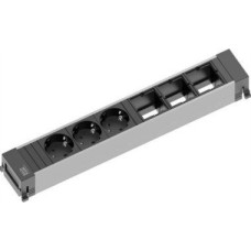 Bachmann BACHMANN POWER FRAME Large 3x gniazdo z uziemieniem 3x ABD